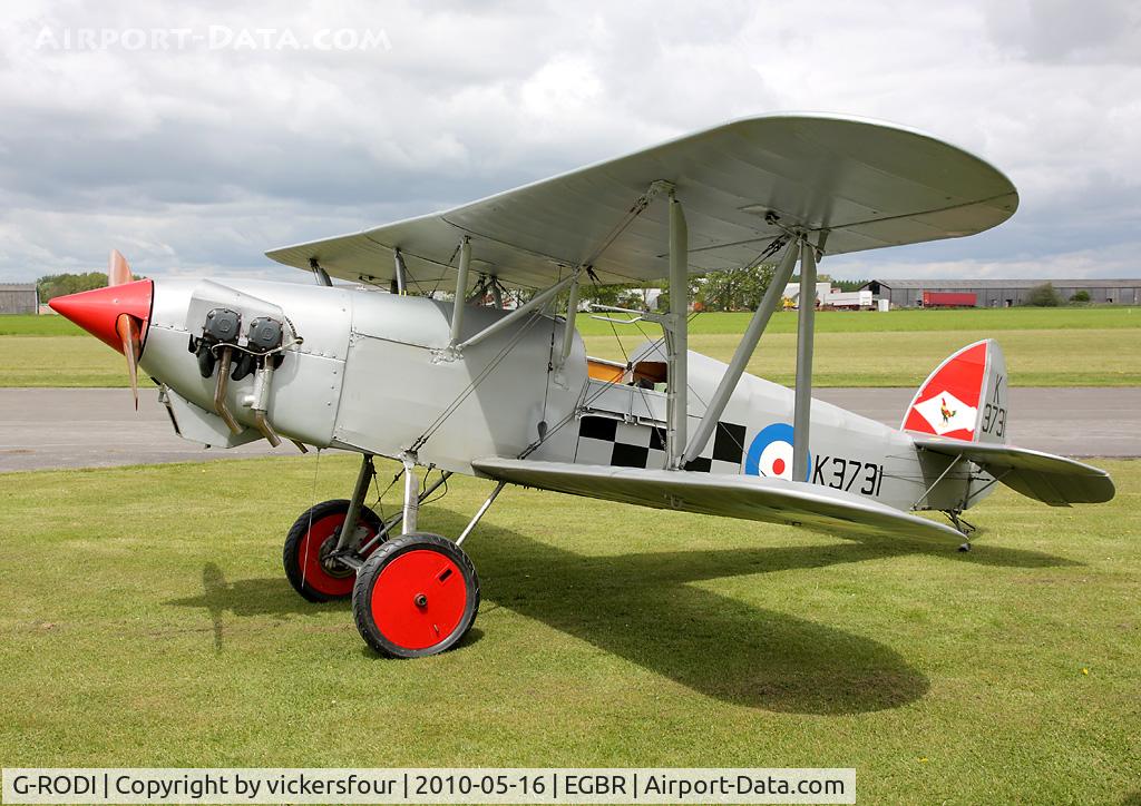 G-RODI, 1986 Isaacs Fury II C/N PFA 011-10130, Privately operated. Breighton.