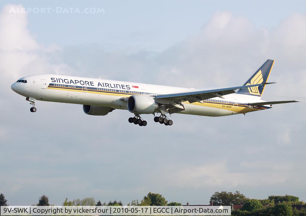 9V-SWK, 2007 Boeing 777-312/ER C/N 34576, Singapore Airlines