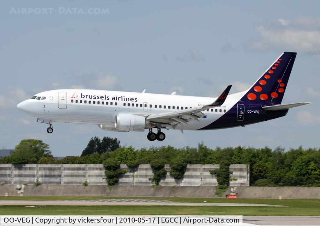 OO-VEG, 1998 Boeing 737-36N C/N 28568, Brussels Airlines