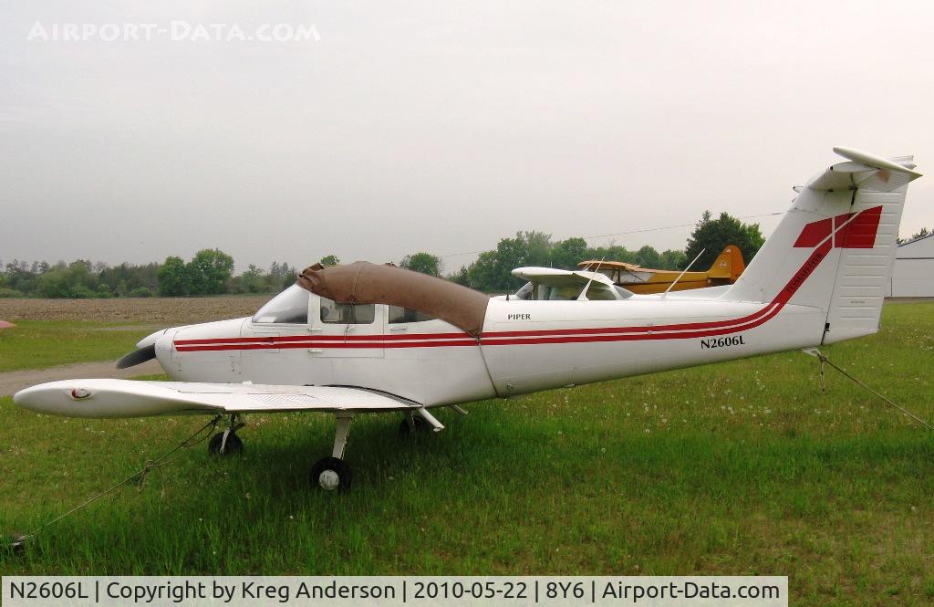 N2606L, 1979 Piper PA-38-112 Tomahawk C/N 38-79A0778, Tied down at 8Y6.