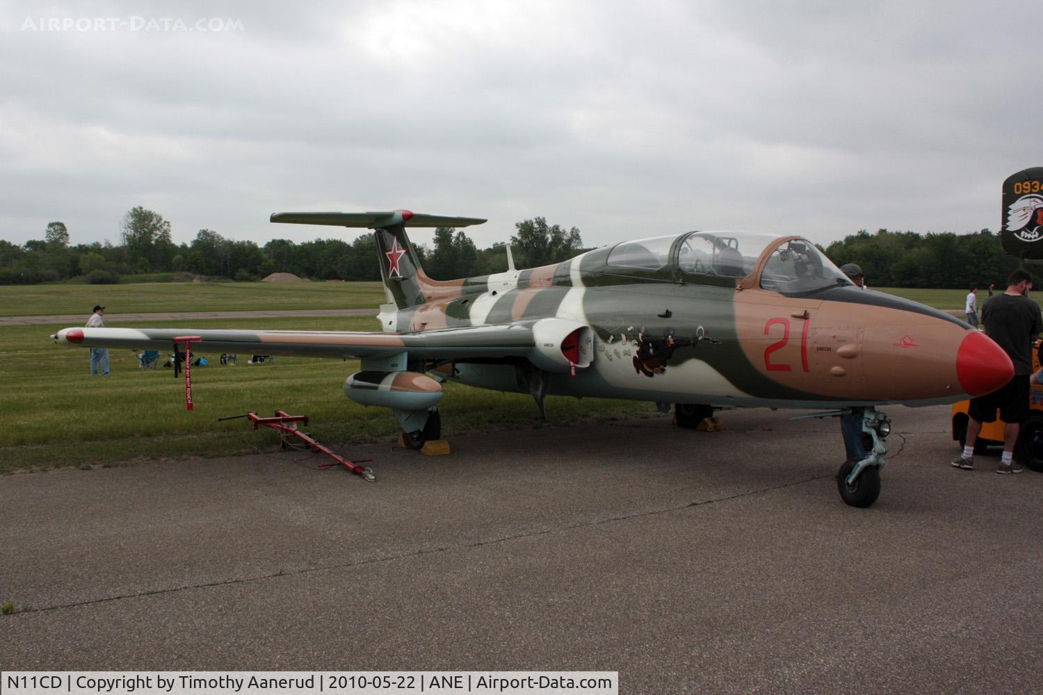N11CD, 1970 Aero L-29 Delfin C/N 691721, 1970 Aerovodochody L-29 DELFIN, c/n: 1721