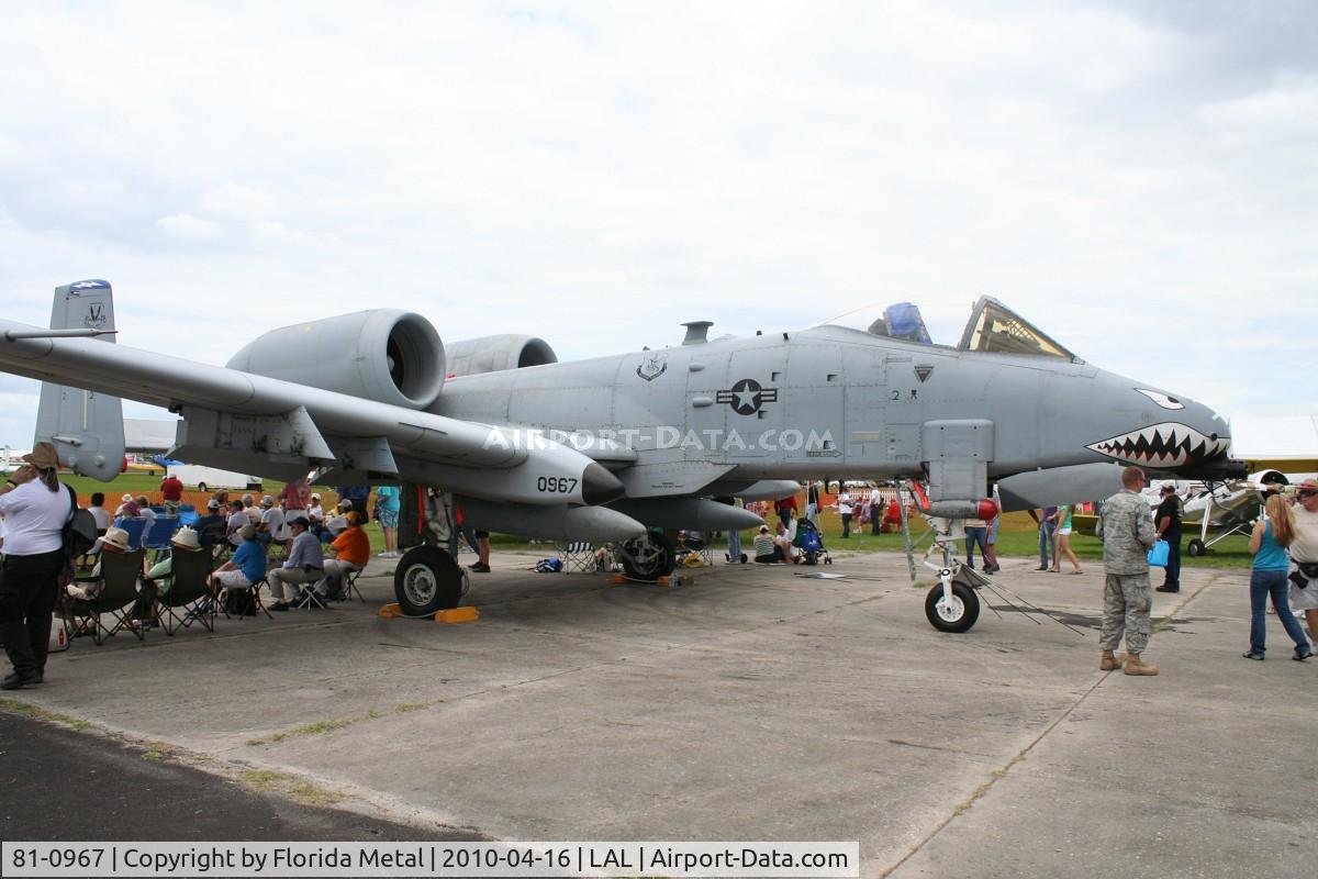 81-0967, 1981 Fairchild Republic A-10C Thunderbolt II C/N A10-0662, A-10