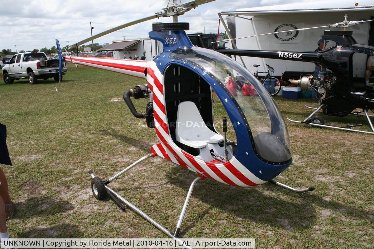 UNKNOWN, Helicopters Various C/N unknown, red white and blue ultralite chopper