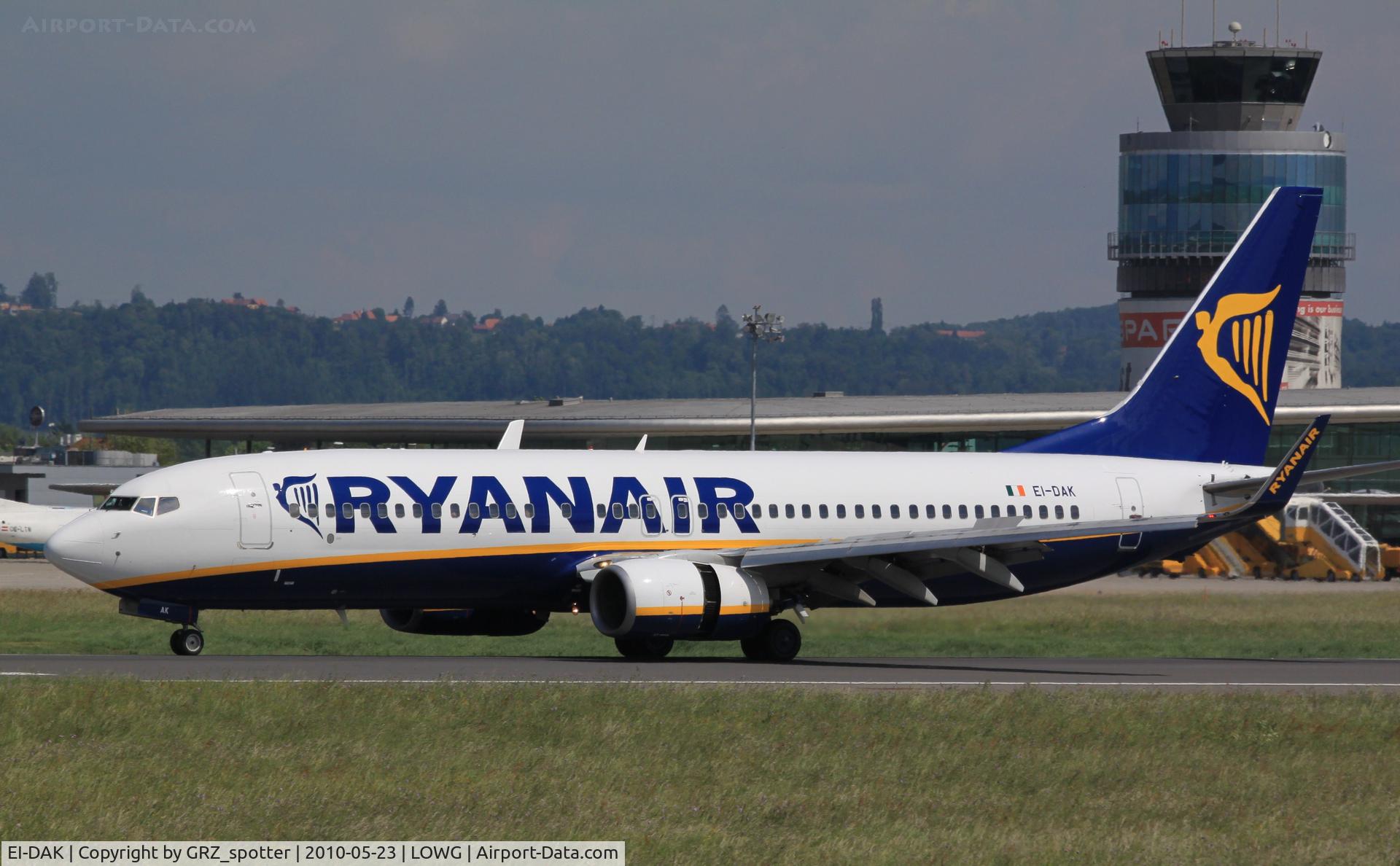 EI-DAK, 2003 Boeing 737-8AS C/N 33717, Ryanair 738
