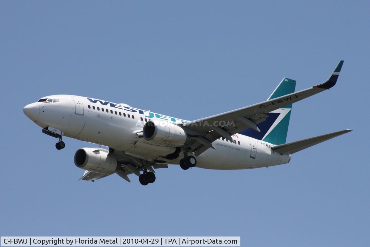 C-FBWJ, 2005 Boeing 737-7CT C/N 32767, West Jet 737-700