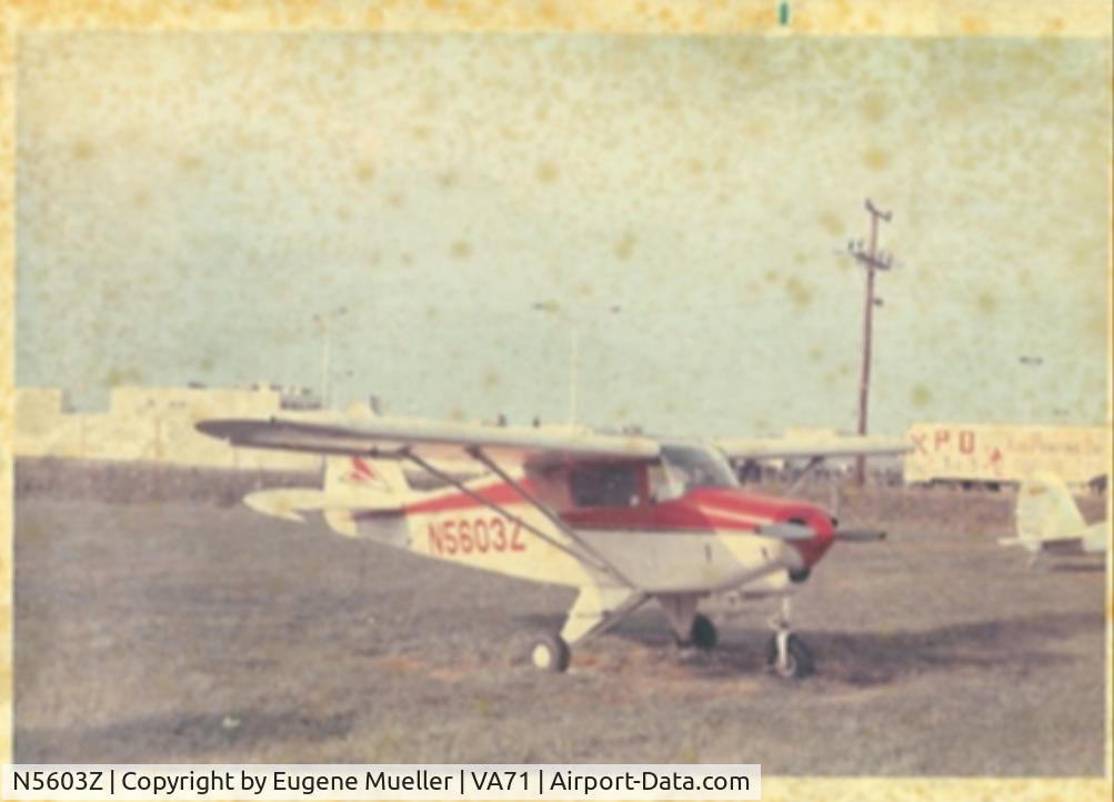 N5603Z, 1962 Piper PA-22-108 Colt C/N 22-9413, N5603Z in the early 1960's