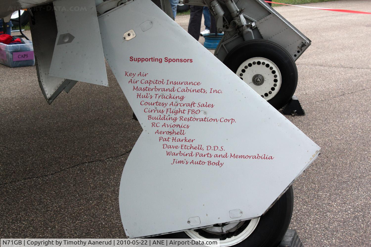 N71GB, 1949 Hawker Sea Fury T.20 C/N 37525, 1949 Hawker SEA FURY TMK 20, c/n: 37525