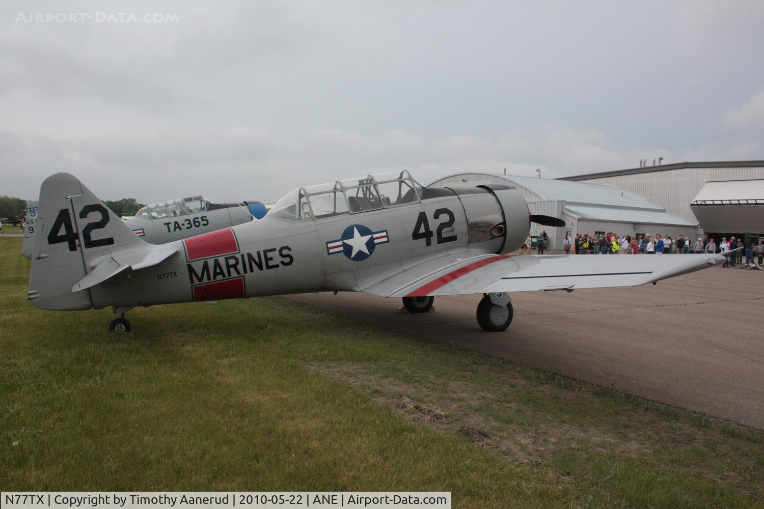 N77TX, North American AT-6A Texan C/N 78-6698, North American AT-6, c/n: 78-6698