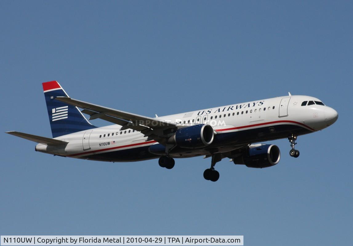 N110UW, 1999 Airbus A320-214 C/N 1112, US Airways A320
