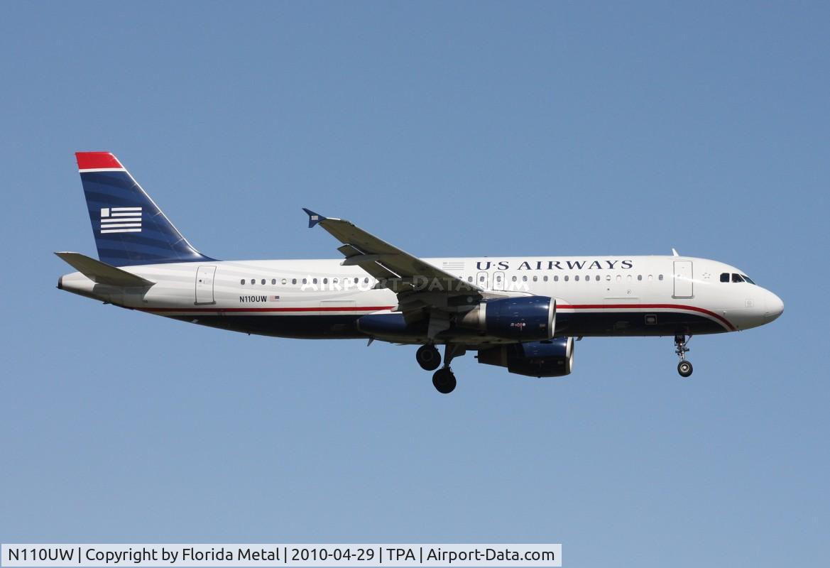 N110UW, 1999 Airbus A320-214 C/N 1112, US Airways A320