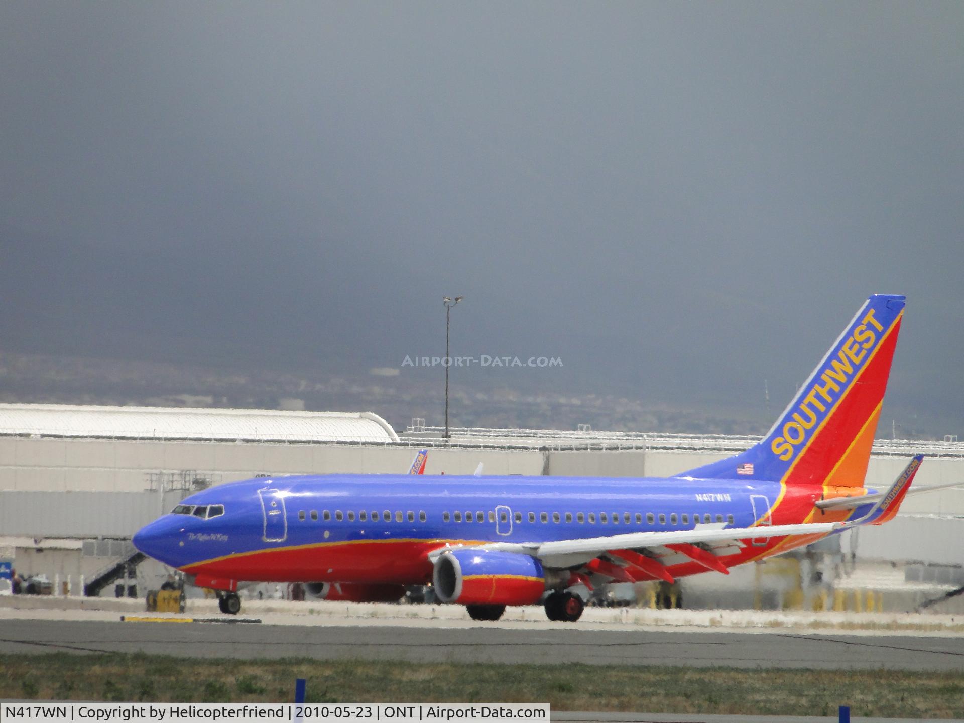 N417WN, 2001 Boeing 737-7H4 C/N 29822, Southwest named this Boeing 737-7H4, N417WN, 