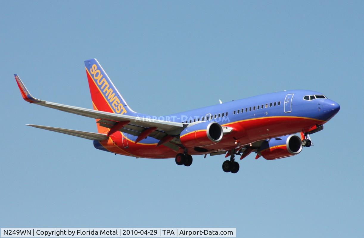 N249WN, 2006 Boeing 737-7H4 C/N 34951, Southwest 737-700