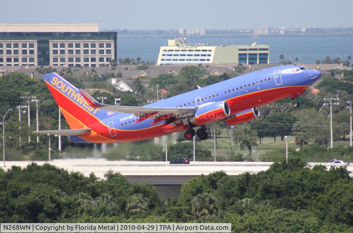 N268WN, 2007 Boeing 737-7H4 C/N 32524, Southwest 737-700