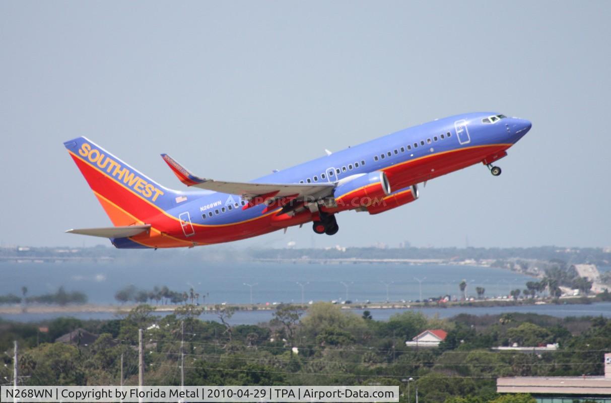 N268WN, 2007 Boeing 737-7H4 C/N 32524, Southwest 737-700