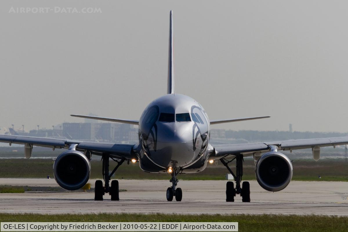 OE-LES, 2008 Airbus A321-211 C/N 3504, line up RW18W