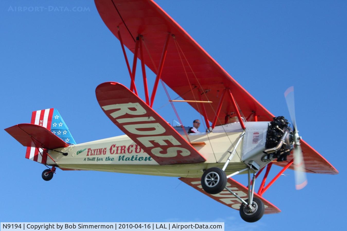 N9194, 1929 New Standard D-25 C/N 133, Taking rides at Sun N Fun 2010 - Lakeland, Florida
