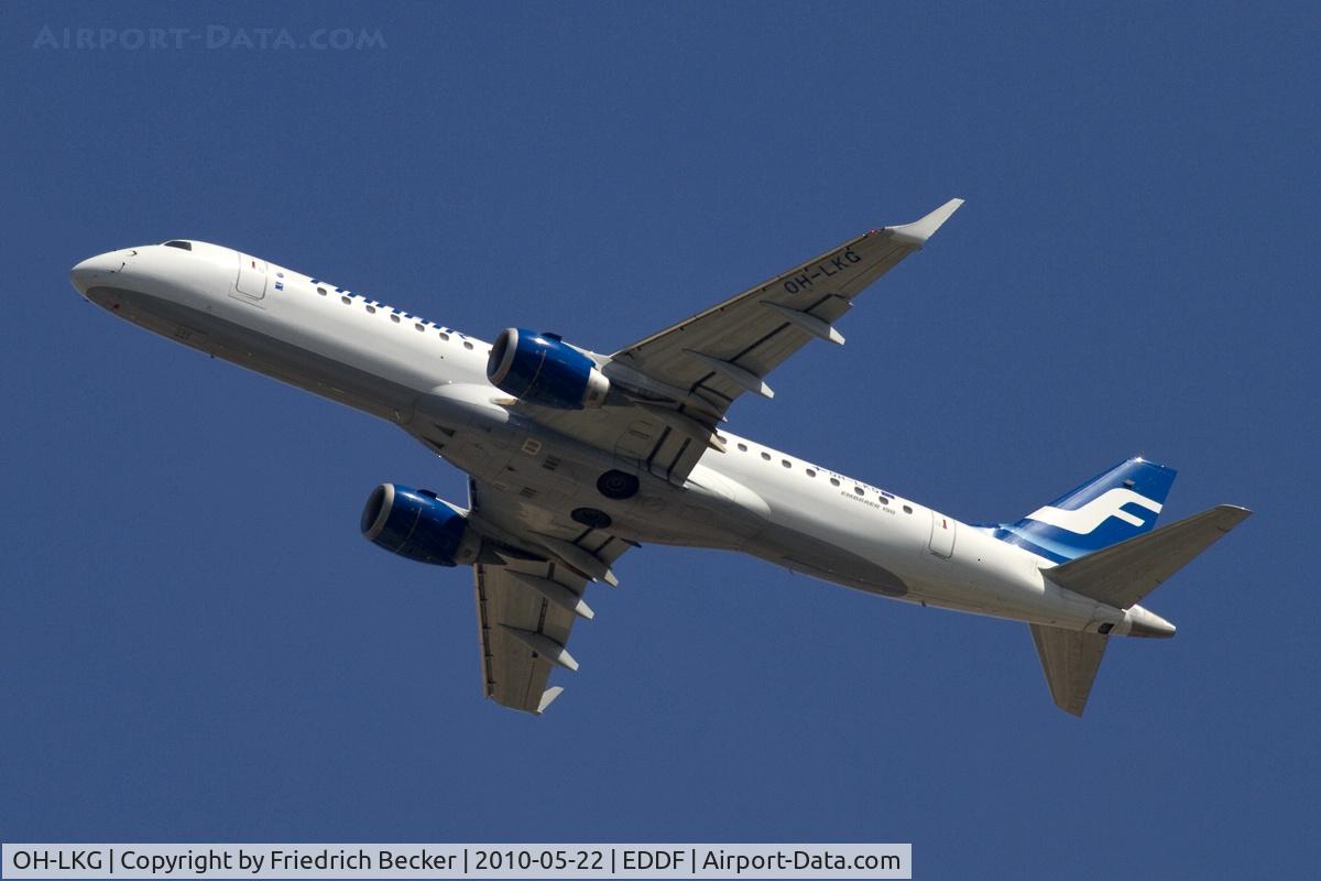 OH-LKG, 2007 Embraer 190LR (ERJ-190-100LR) C/N 19000079, departure via RW25L