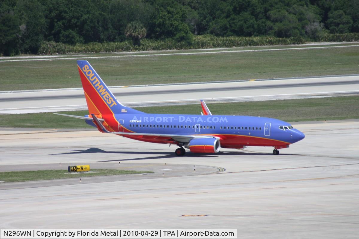 N296WN, 2007 Boeing 737-7H4 C/N 36613, Southwest 737-700