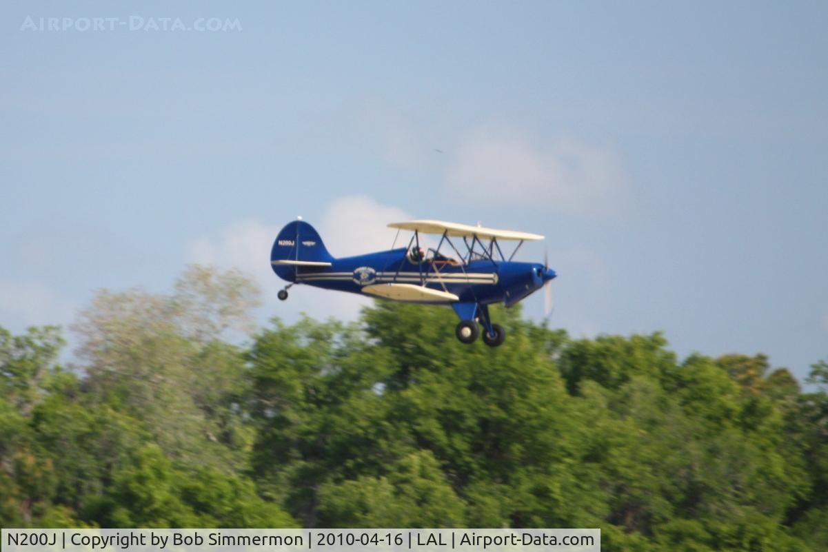 N200J, 2006 Hatz CB-1 C/N HC-035, Arriving at Lakeland, FL during Sun N Fun 2010.