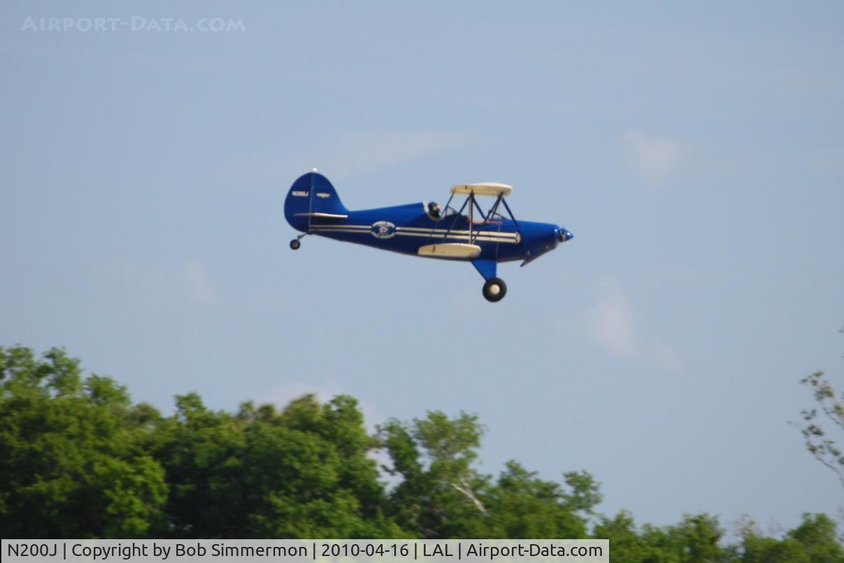 N200J, 2006 Hatz CB-1 C/N HC-035, Arriving at Lakeland, FL during Sun N Fun 2010.