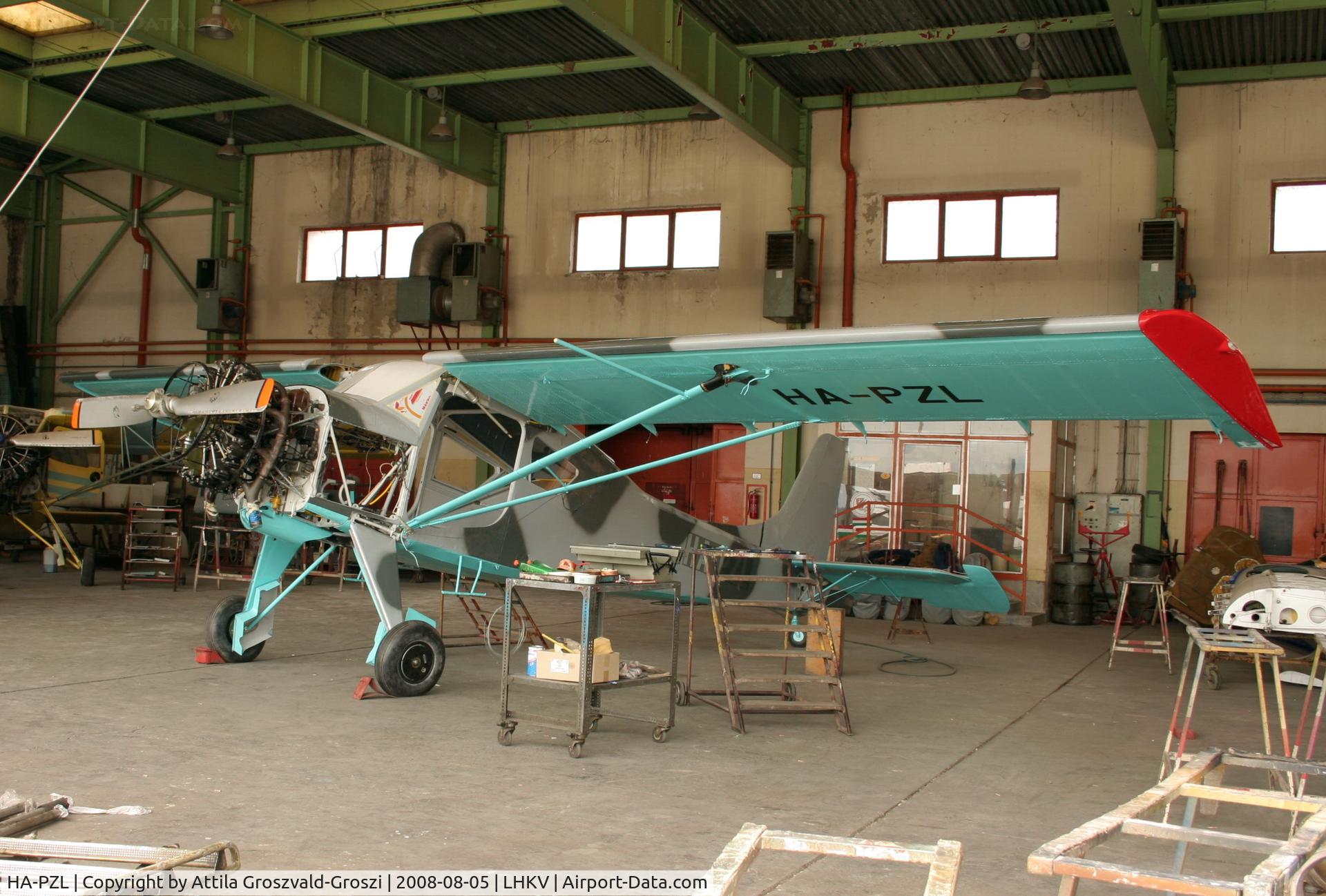 HA-PZL, 1969 PZL-Okecie PZL-101A Gawron C/N 119267, Hungary-Kaposújlak airport hangar
