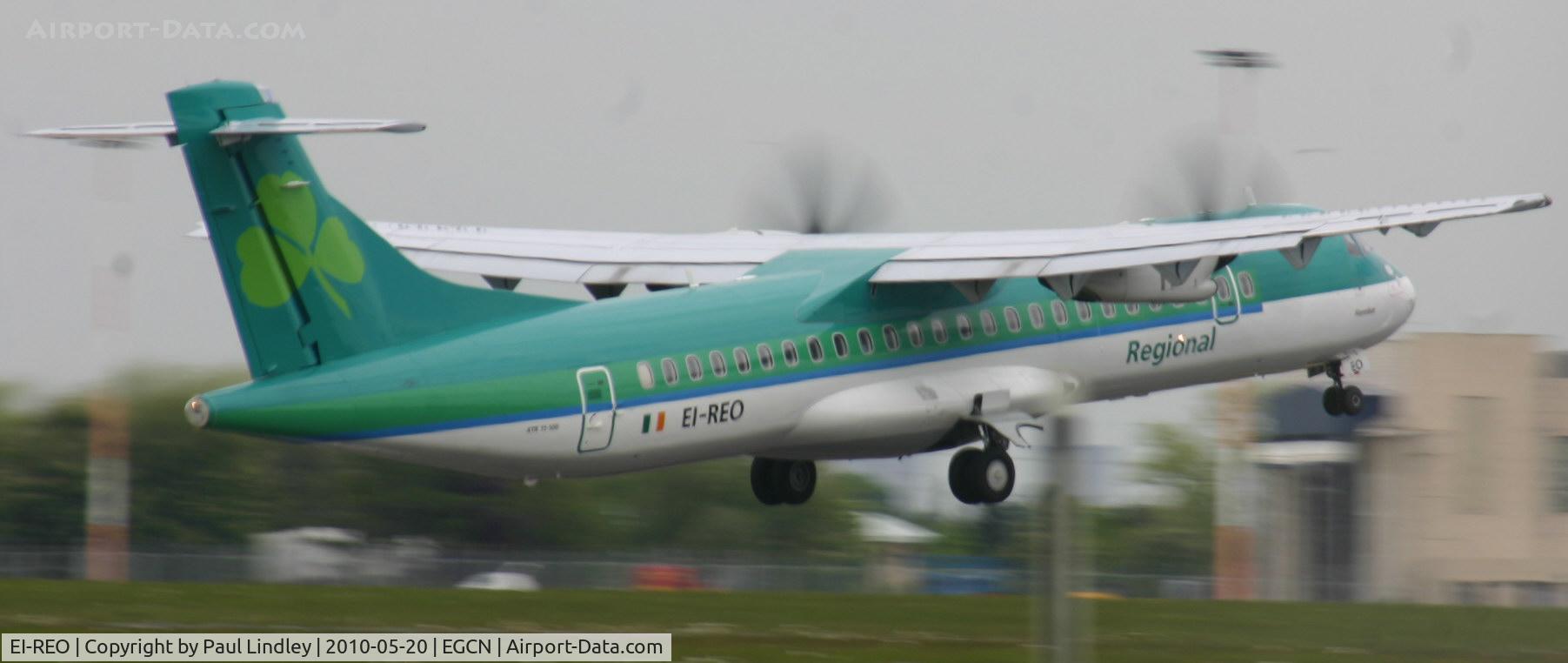 EI-REO, 2008 ATR 72-212A C/N 787, away to Dublin