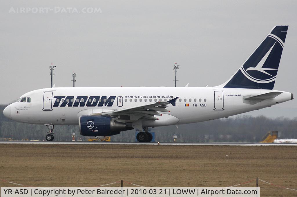 YR-ASD, 2007 Airbus A318-111 C/N 3225, Tarom  Airbus A318-111