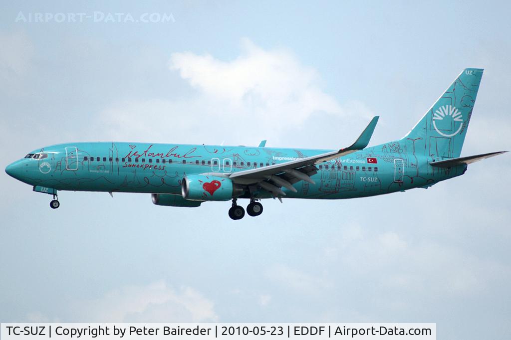 TC-SUZ, 2008 Boeing 737-8HX C/N 29649, SunExpress Boeing 737-8HX