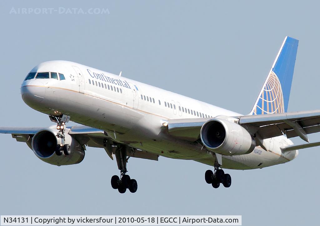 N34131, 1998 Boeing 757-224 C/N 28971, Continental Airlines
