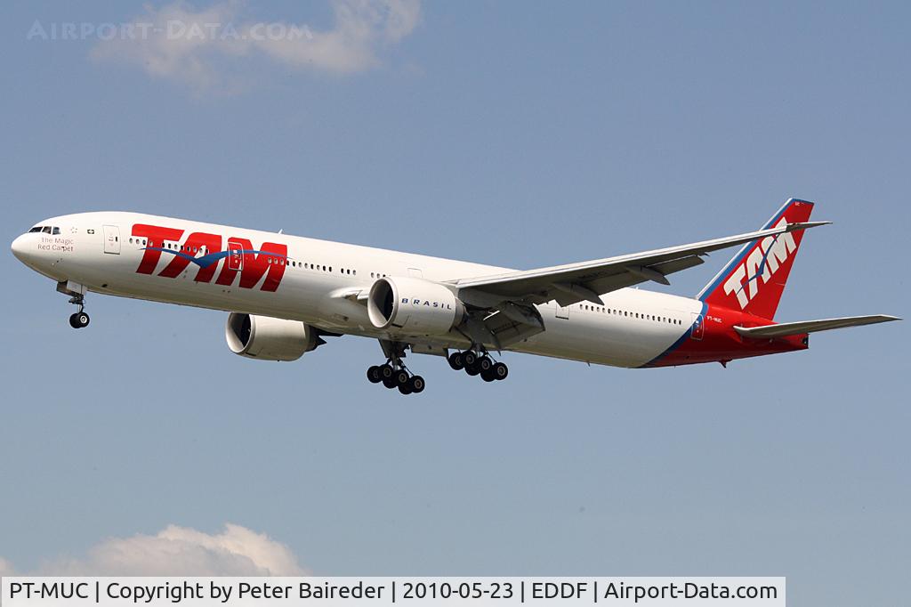 PT-MUC, 2008 Boeing 777-32W/ER C/N 37666, TAM Boeing 777-32W(ER)