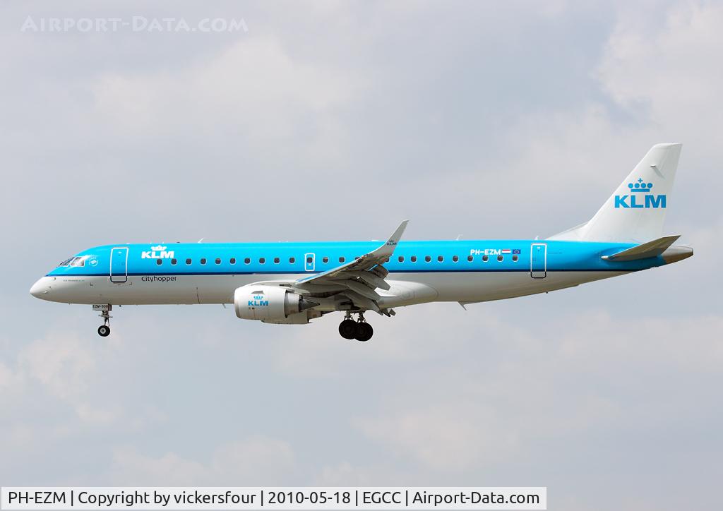 PH-EZM, 2010 Embraer 190LR (ERJ-190-100LR) C/N 19000338, KLM Cityhopper, Embraer ERJ-190-100STD (c/n 19000338).