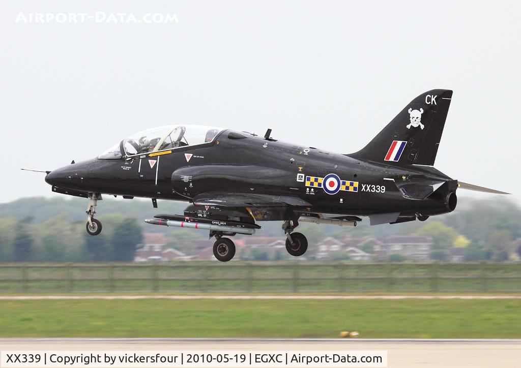 XX339, 1981 Hawker Siddeley Hawk T.1A C/N 188/312163, Royal Air Force. Operated by 100 Squadron, coded 'CK'.