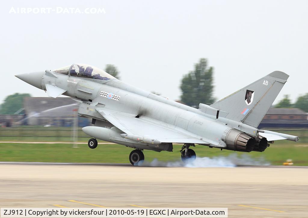 ZJ912, 2004 Eurofighter EF-2000 Typhoon FGR4 C/N 0044/BS003, Royal Air Force. Operated by 17 (R) Squadron, coded 'AB'.