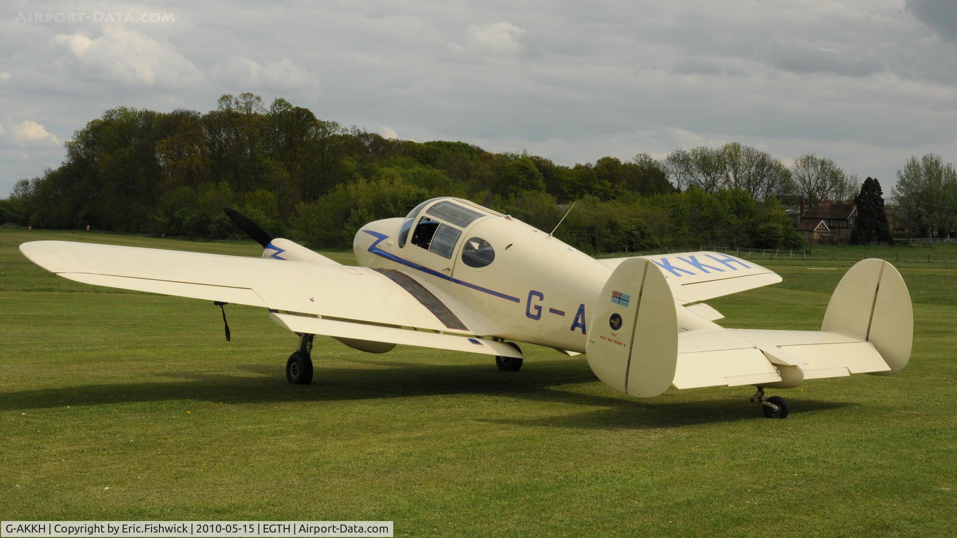 G-AKKH, 1947 Miles M65 Gemini 1A C/N 6479, 1. G-AKKH at Shuttleworth May Sunset Air Display