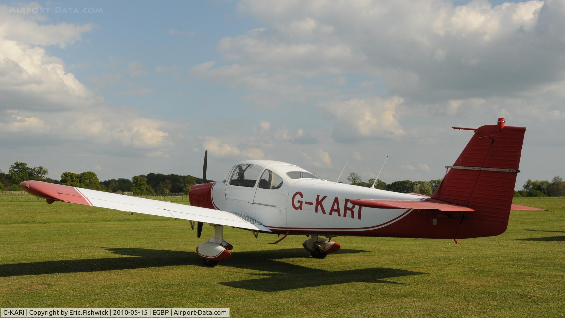 G-KARI, 1973 Fuji FA-200-160 Aero Subaru C/N 236, 1. G-KARI at at Shuttleworth May Sunset Air Display