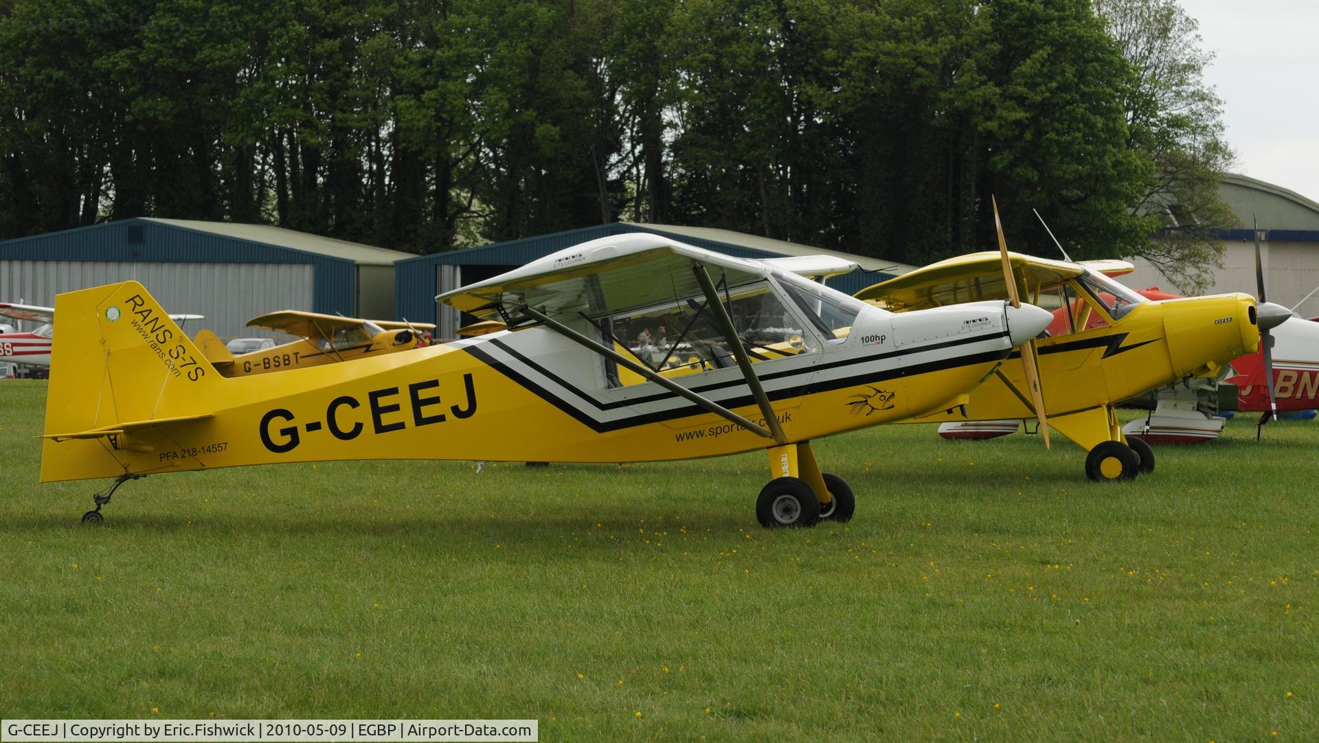 G-CEEJ, 2006 Rans S-7S Courier C/N PFA 218-14557, G-CEEJ at Kemble Airport (Great Vintage Flying Weekend)