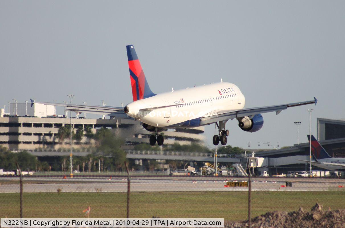 N322NB, 2001 Airbus A319-114 C/N 1434, Delta A319