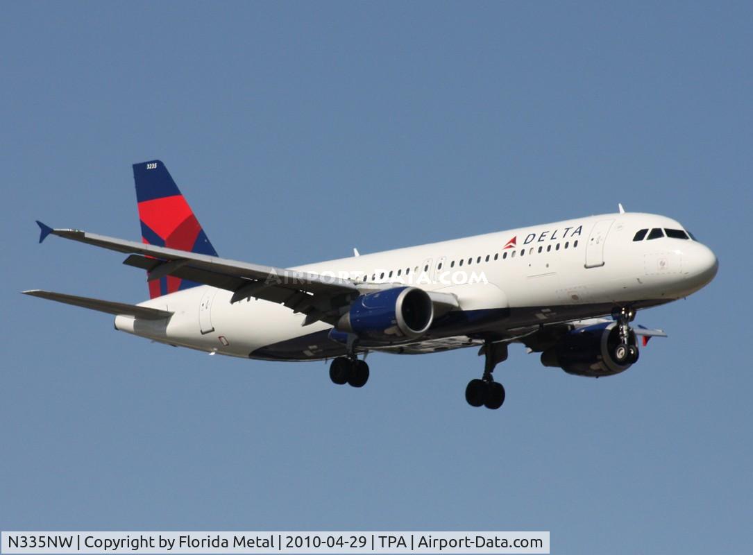 N335NW, 1992 Airbus A320-212 C/N 340, Delta A320