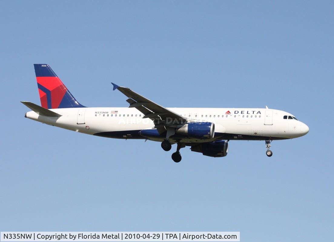 N335NW, 1992 Airbus A320-212 C/N 340, Delta A320