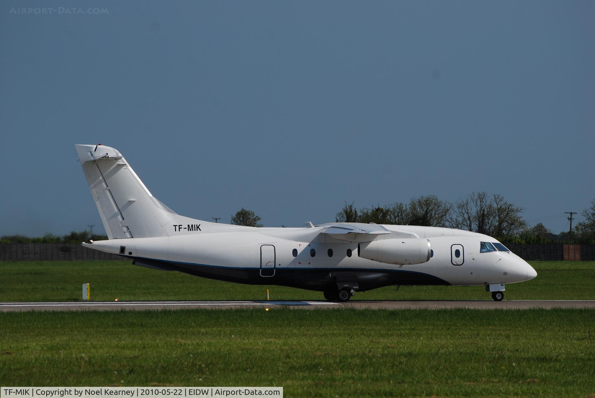 TF-MIK, 2000 Fairchild Dornier 328-300 328JET C/N 3147, Departing off Rwy10