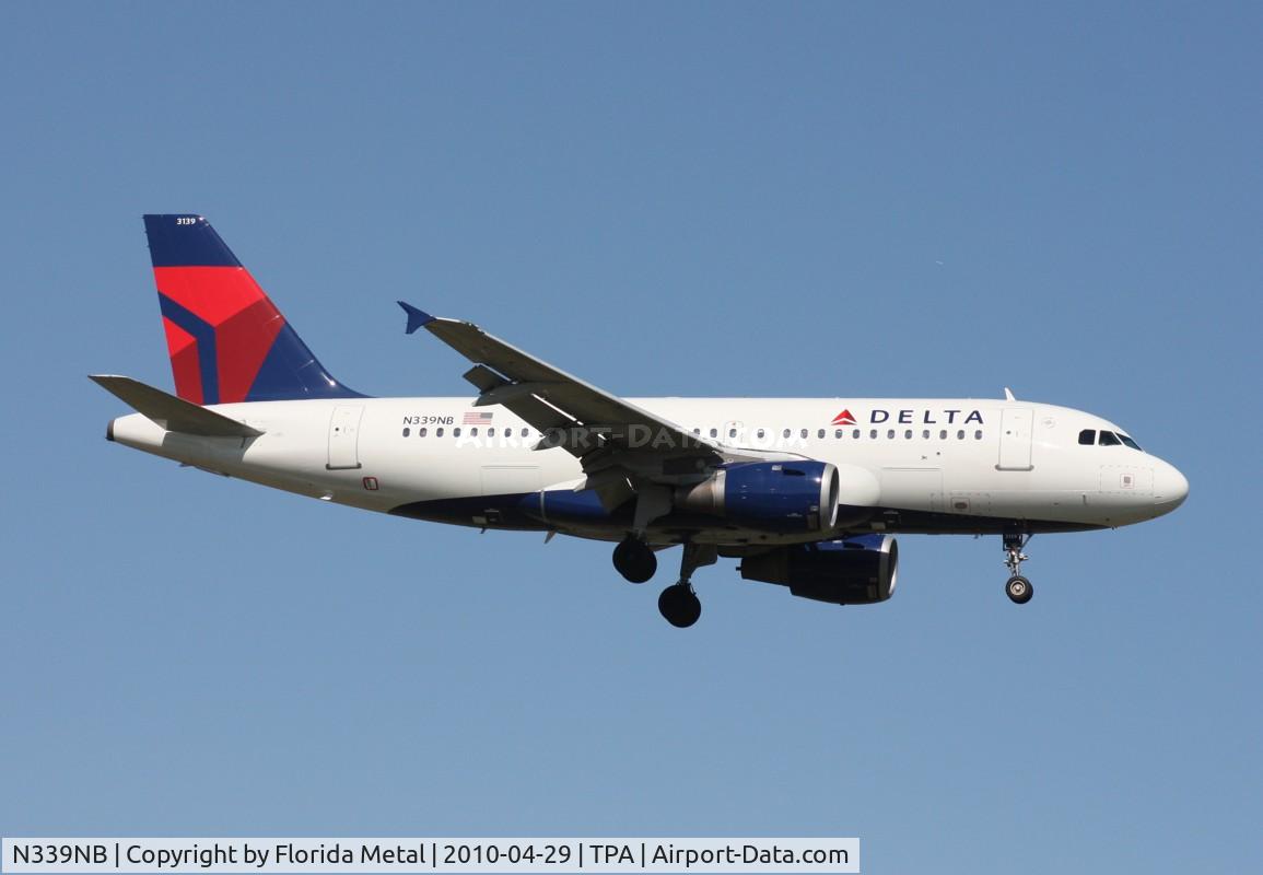 N339NB, 2002 Airbus A319-114 C/N 1709, Delta A319