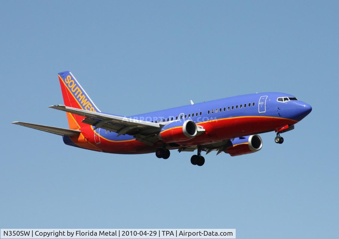 N350SW, 1989 Boeing 737-3H4 C/N 24409, Southwest 737-300
