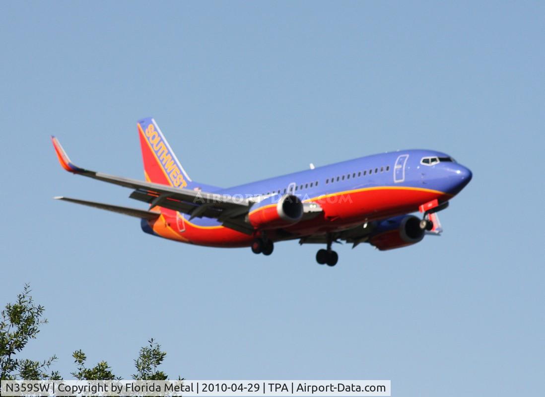N359SW, 1992 Boeing 737-3H4 C/N 26596, Southwest 737-300