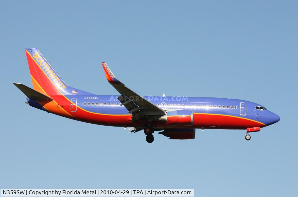 N359SW, 1992 Boeing 737-3H4 C/N 26596, Southwest 737-300