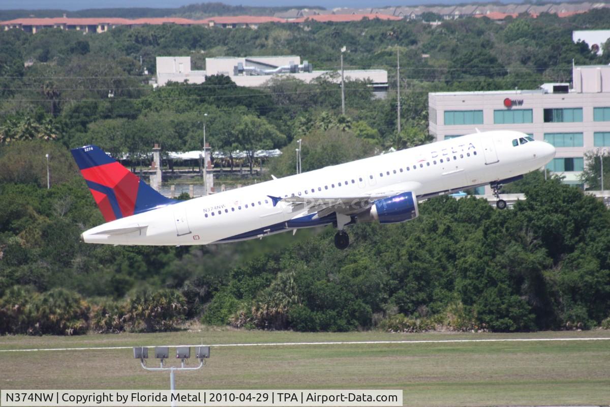 N374NW, 2001 Airbus A320-212 C/N 1646, Delta A320