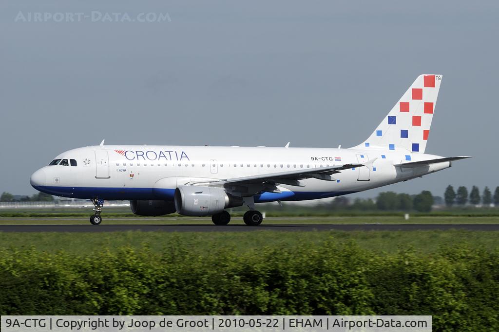 9A-CTG, 1998 Airbus A319-112 C/N 767, new colors for Croatia Airlines