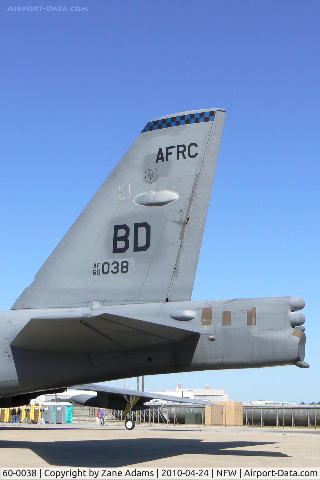 60-0038, 1960 Boeing B-52H Stratofortress C/N 464403, At the 2010 NAS-JRB Fort Worth Airshow