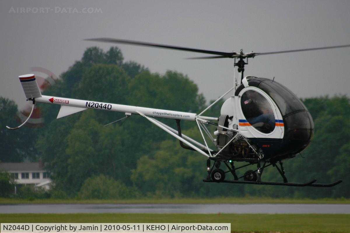 N2044D, 2000 Schweizer 269C-1 C/N 0116, Helicopter flight training in action.