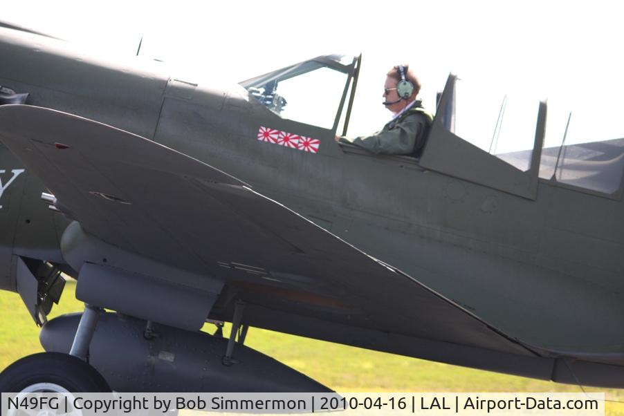 N49FG, 1943 Curtiss P-40N Warhawk C/N 29623, Sun N Fun 2010