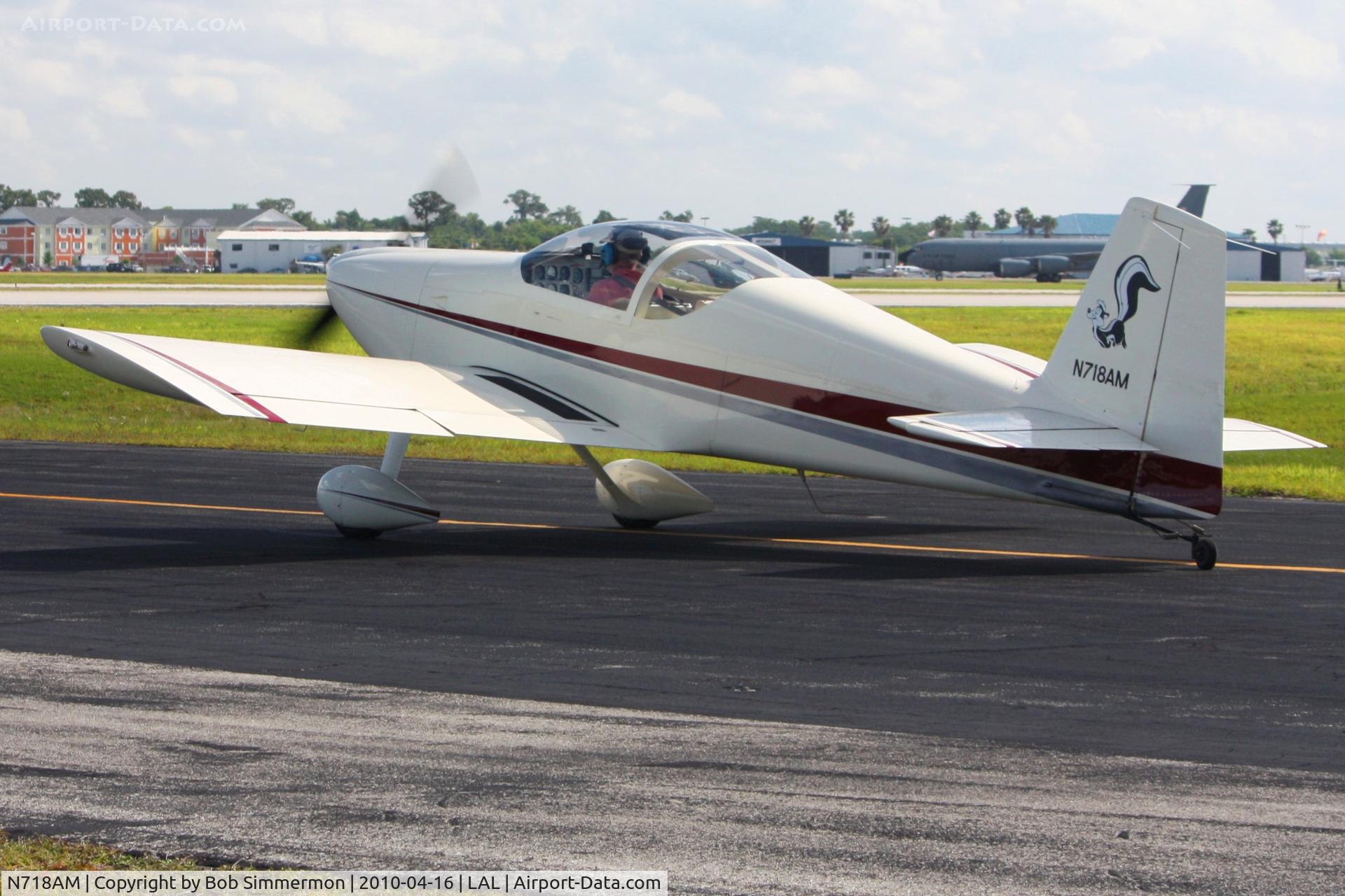 N718AM, 2004 Vans RV-6 C/N 60452, Sun N Fun 2010